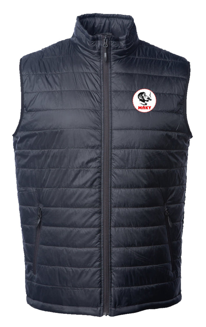 Smoking MNKY Mens Puffer Vest